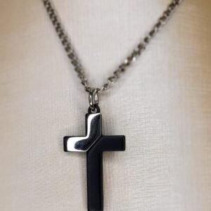 Cruz - Níquel com Preto.