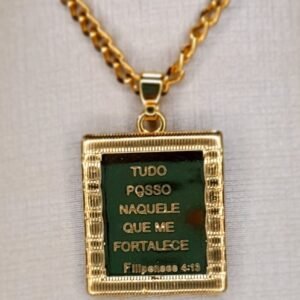 Corrente Tudo Posso Dourado