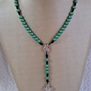 Terço Emborrachado - Verde